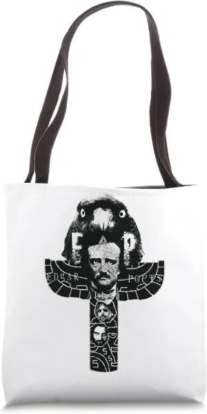 Noir Totem Edgar Allan Poets Tote Bag