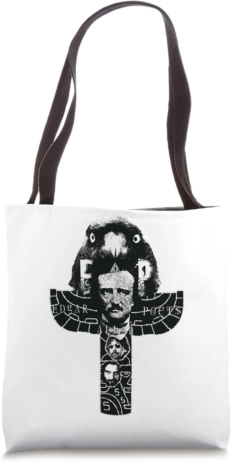 Noir Totem Edgar Allan Poets Tote Bag