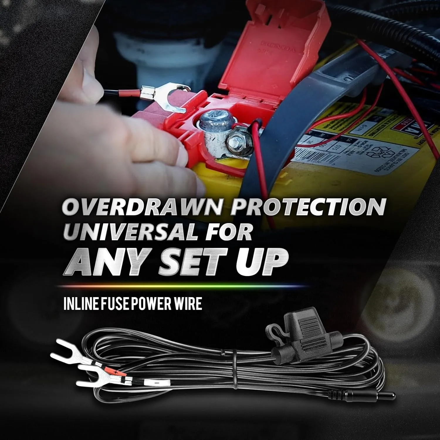 OPT7 Aura Pro Engine Bay Lights with App & Remote Control, 4PCS 12” Waterproof Car Hood LED Light Strip, Exterior Neon Accent Lighting Kit, RGB Multicolor Music Sync Accessories for Cars Vans SUVs