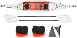 Oru Kayak Foldable Kayak Haven TT | for 1 or 2 People - Stable, Durable, Lightweight - Lake and River Kayaks - Beginner, Intermediate - Size (Unfolded)