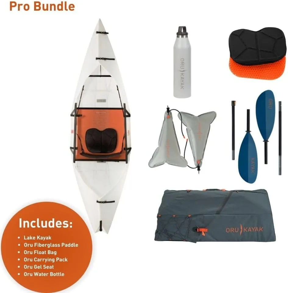 Oru Kayak Foldable Kayak Lake Sport | Lightweight, Portable & Stable - Lake and River Kayaks - Beginner, Intermediate
