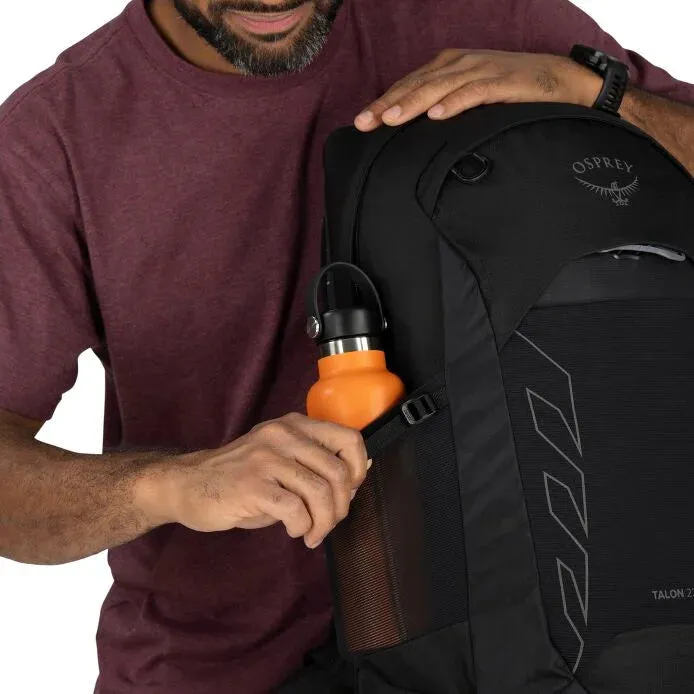 Osprey | Talon 22 Extended Fit | Black / Coal Grey