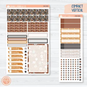Owl Planner Kit | A5 Compact Vertical Planner Kit Stickers for Erin Condren | Side Eye | 342-081