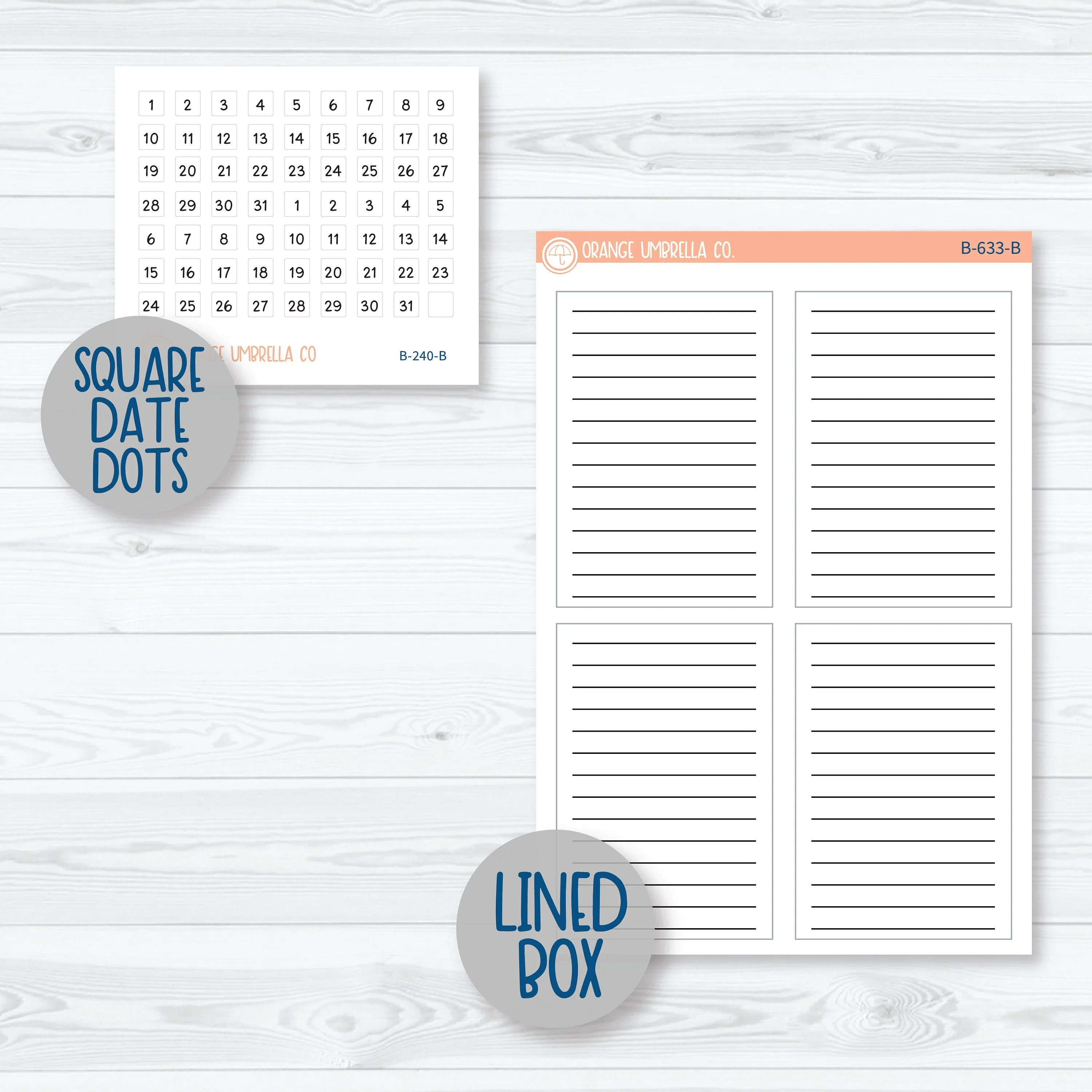 Owl Planner Kit | A5 Compact Vertical Planner Kit Stickers for Erin Condren | Side Eye | 342-081