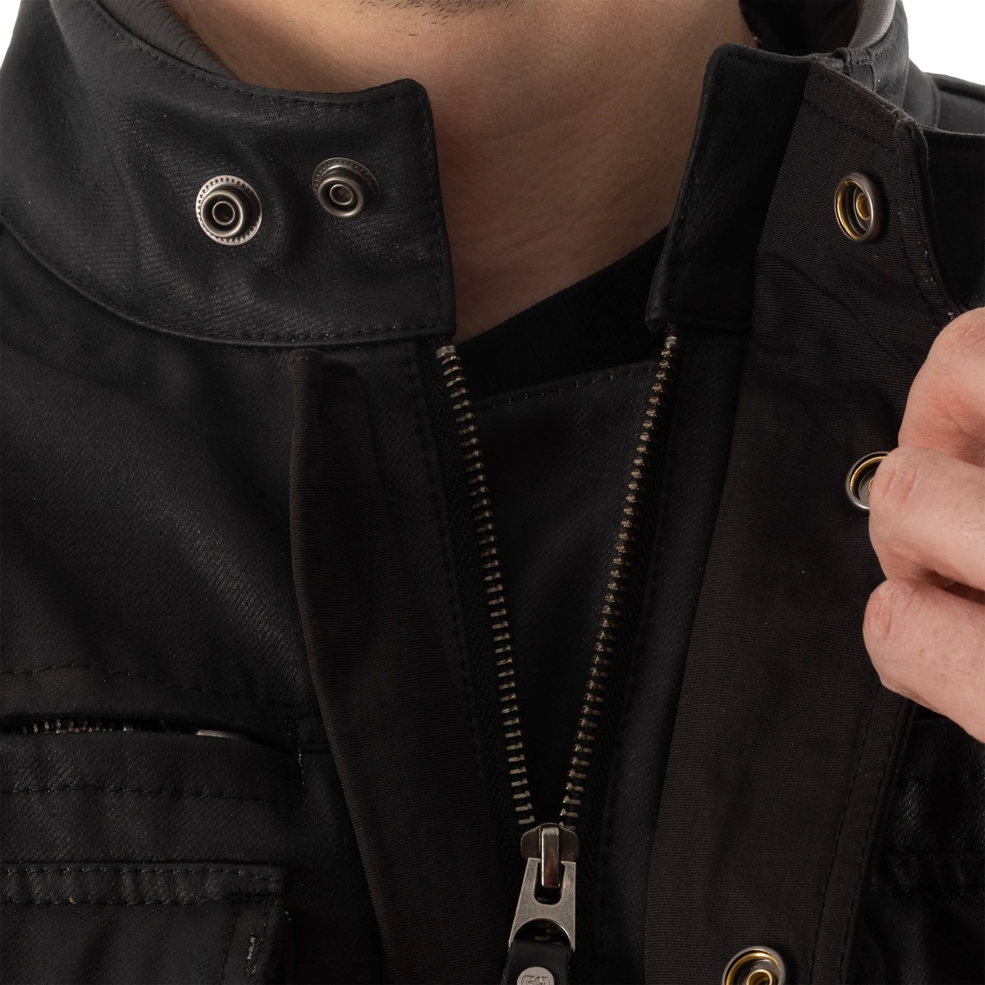 Oxford Sterling D2D Mens Motorbike Jacket Black