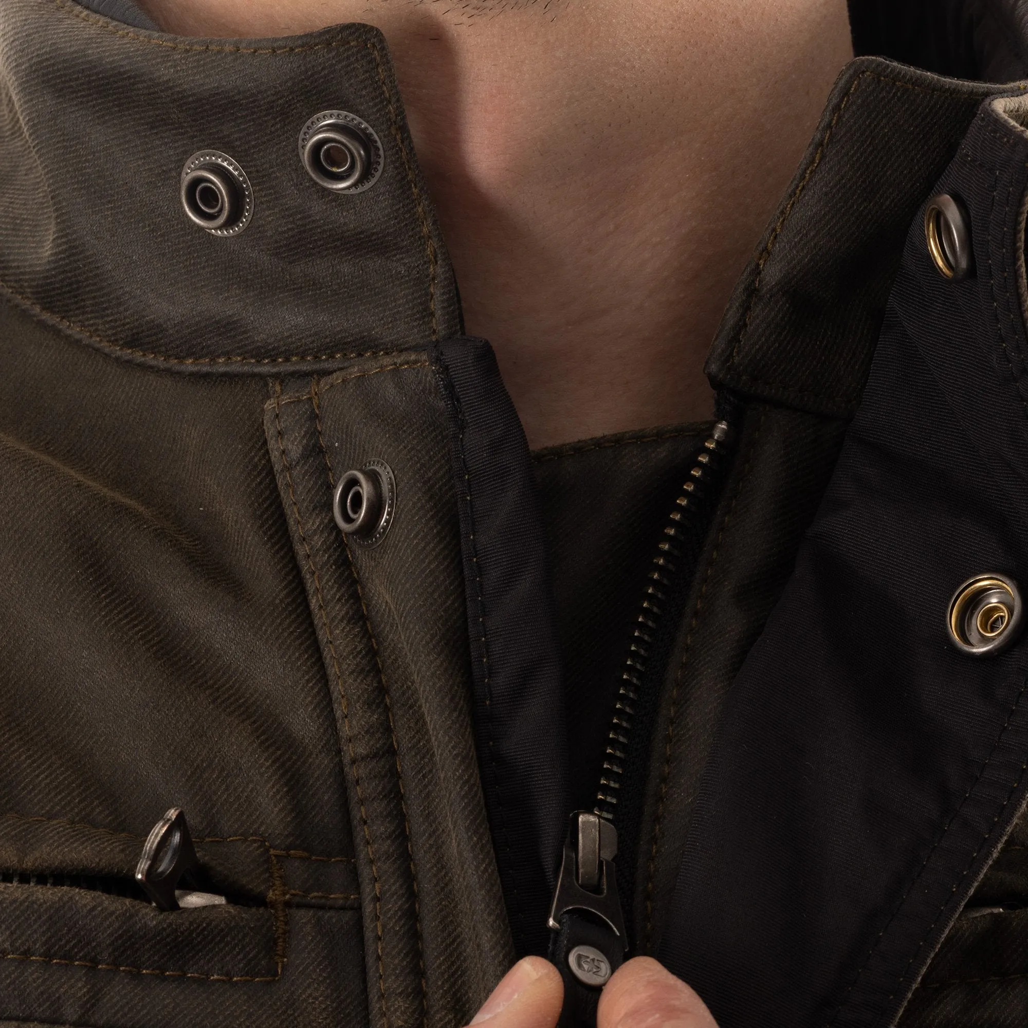 Oxford Sterling D2D Mens Motorbike Jacket Black