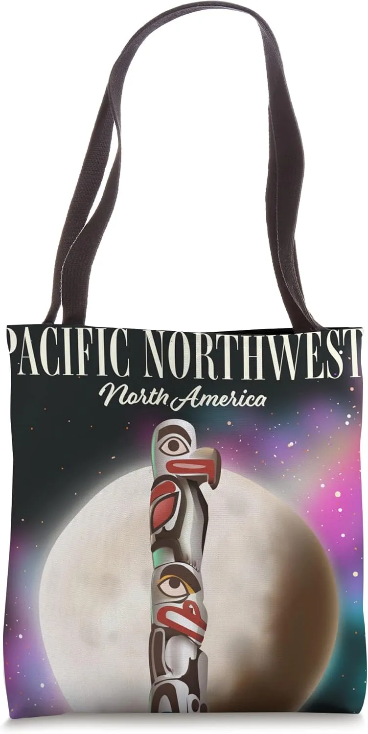 Pacific Northwest Travel poster Tote Bag