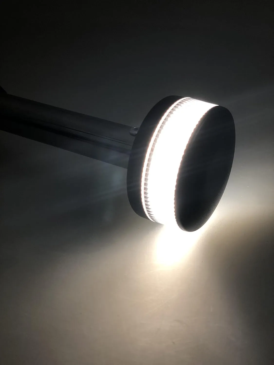 Pactrade Marine Boat Fold Down Stern Light Anchor Light All Round White LED Marine Adjustable Pole USCG 2 NM For Yacht Pontoon and Fishing Boat 12 Volts 8 Inches