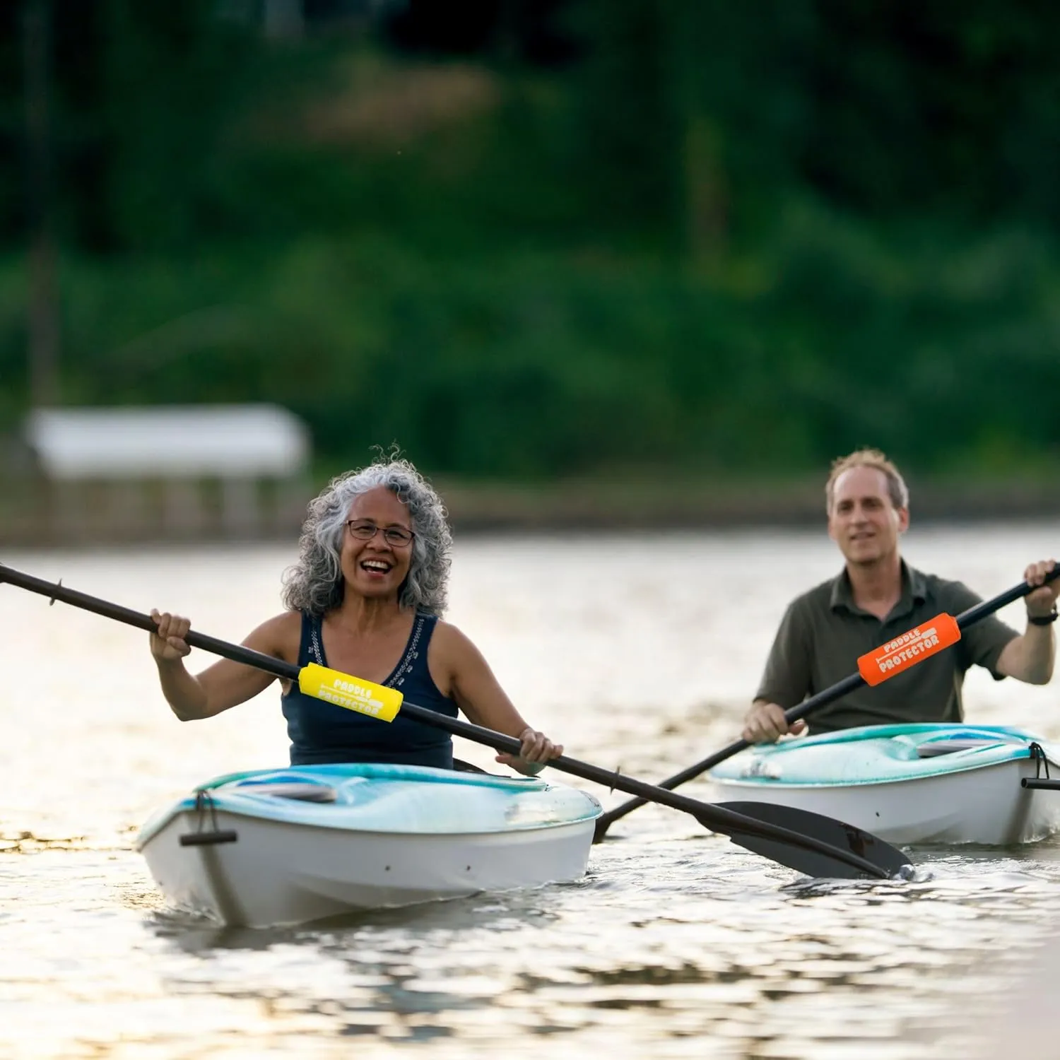 Paddle Float - Paddleboard Accessory for Stand Up Paddle Board, High Density Foam w/Hook & Loop Closure, Buoyancy, Kayak Flotation - Canoe Paddles, Kayaks, SUP Paddleboard - 2 Pack