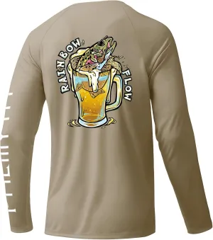 Palmyth Fishing Shirts for Men Long Sleeve UPF 50  Sun Protection UV T Shirt Tee