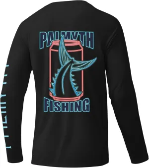 Palmyth Fishing Shirts for Men Long Sleeve UPF 50  T Shirt Sun Protection Tee
