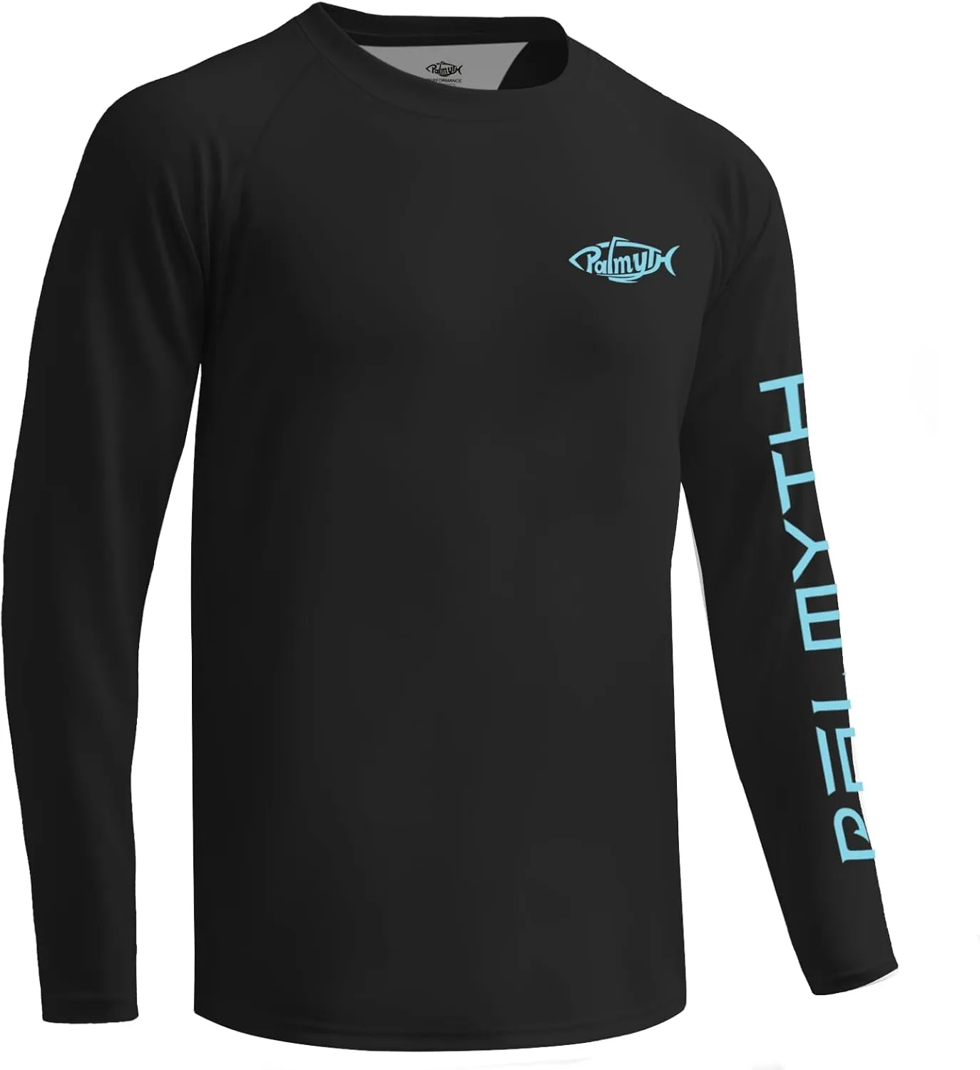 Palmyth Fishing Shirts for Men Long Sleeve UPF 50  T Shirt Sun Protection Tee