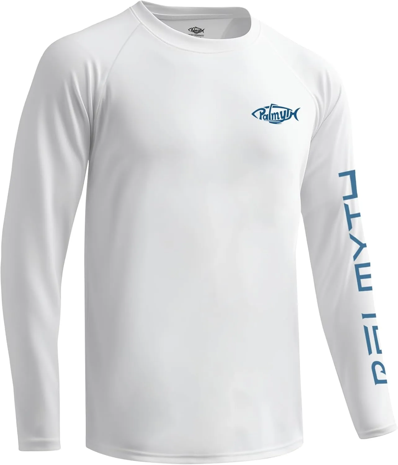 Palmyth Fishing Shirts for Men Long Sleeve UPF 50  T Shirt Sun Protection Tee