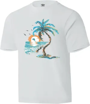 Palmyth Fishing Shirts for Men Short Sleeve T-Shirt Sun Protection UPF 50  Tee