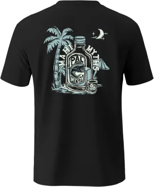 Palmyth Fishing Shirts for Men Sun Protection Shirts Short Sleeve UPF 50  T-Shirt Tee Quick Dry