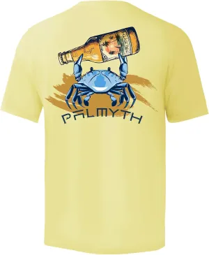 Palmyth Men's Fishing Shirt Short Sleeve Sun Protection UV UPF 50  SPF T-Shirt