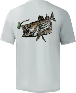Palmyth Men's Fishing Shirt Short Sleeve Sun Protection UV UPF 50  SPF T-Shirt