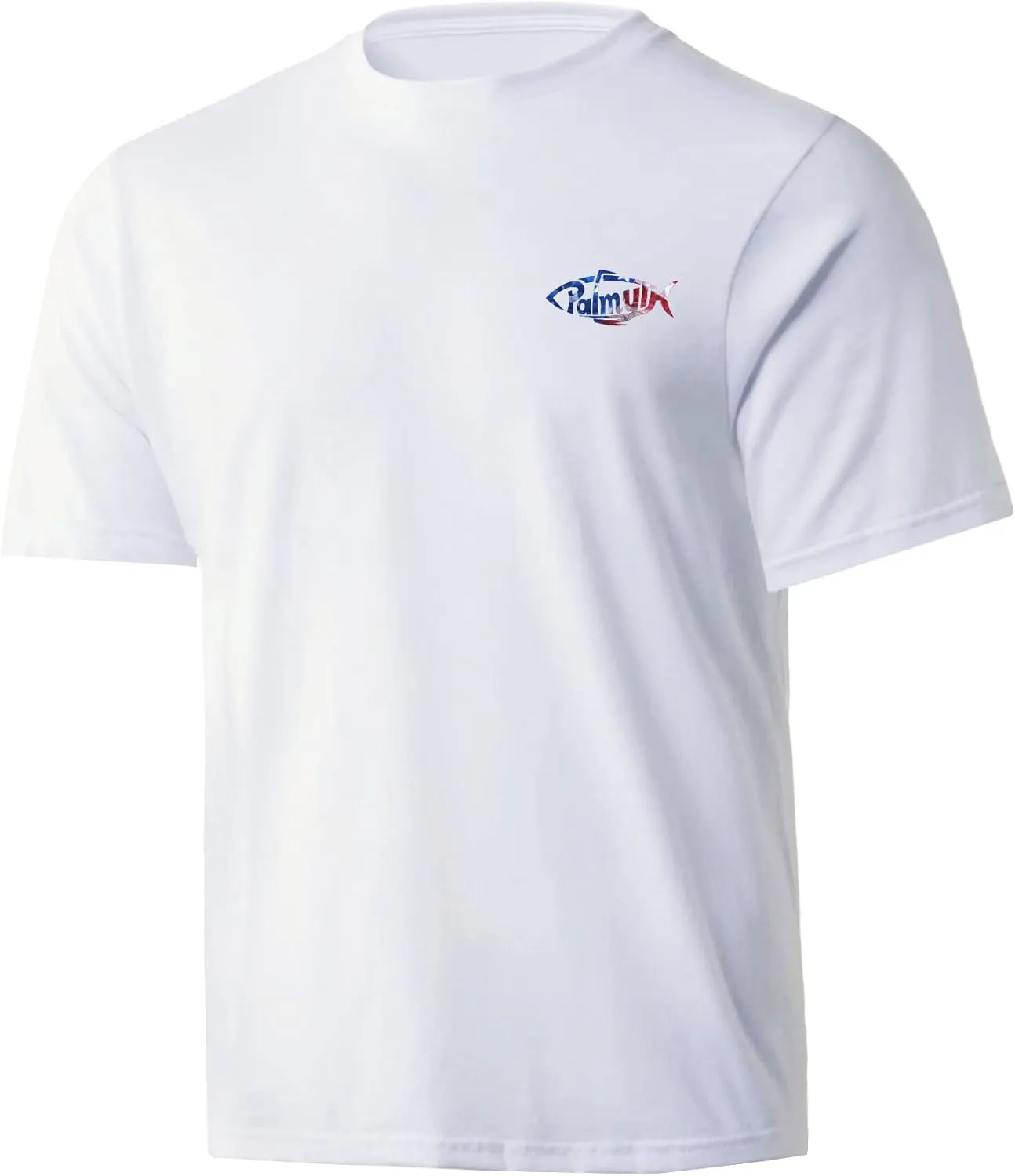 Palmyth Men's Fishing Shirt Short Sleeve Sun Protection UV UPF 50  SPF T-Shirt