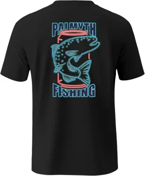Palmyth Men's Fishing Shirt Short Sleeve Sun Protection UV UPF 50  SPF T-Shirt