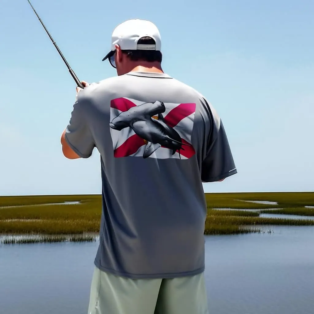 Palmyth Men's Fishing Shirt Short Sleeve Sun Protection UV UPF 50  SPF T-Shirt