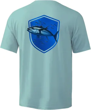 Palmyth Men's Fishing Shirt Short Sleeve Sun Protection UV UPF 50  SPF T-Shirt
