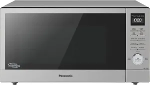 Panasonic NN-SD78LS 1.6 cu.ft Cyclonic Inverter Countertop Microwave Oven 1250Watt Power with Genius Sensor Cooking, cft, 19.44"D x 21.88"W x 11.94"H,Stainless Steel