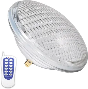 Par56 Pool Bulb LED Swimming Pool Light Underwater Light Bulb Embedded Type Submersible Light 12V for Par56 Light Source(Warm Light,36W)