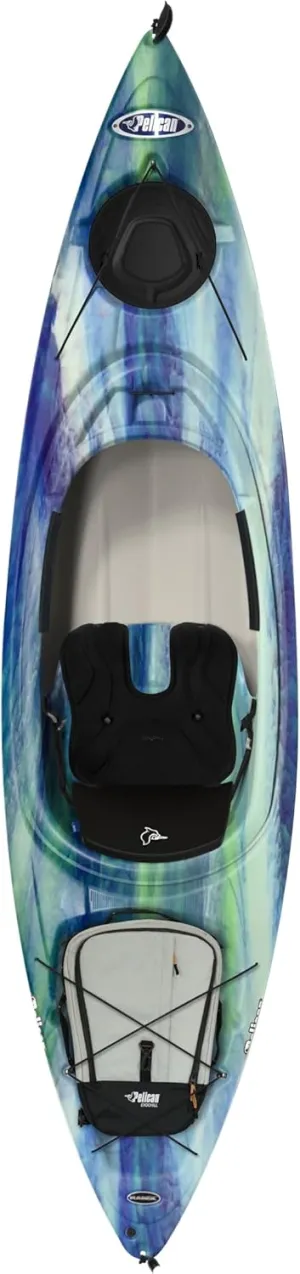 Pelican Argo 100X EXO - Recreational Sit in Kayak - Lightweight Patented Ram-X™ Material - Ergobreeze™ Seating System - 10 ft