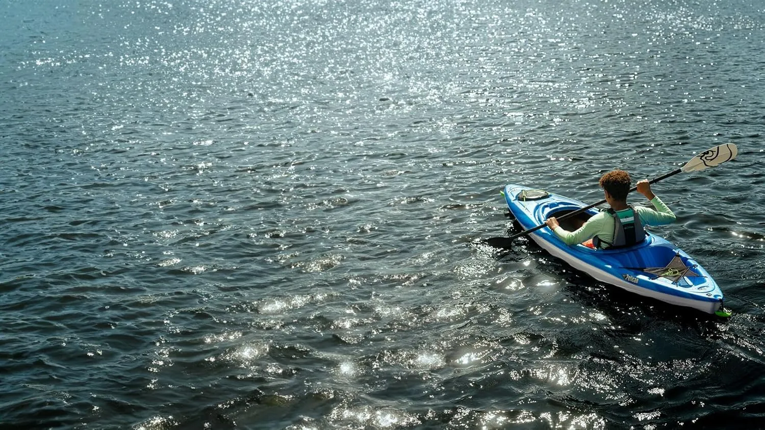 Pelican Argo 100X - Recreational Sit in Kayak - Lightweight Patented Ram-X™ Material - Ergoform™ Seating System - 10 ft