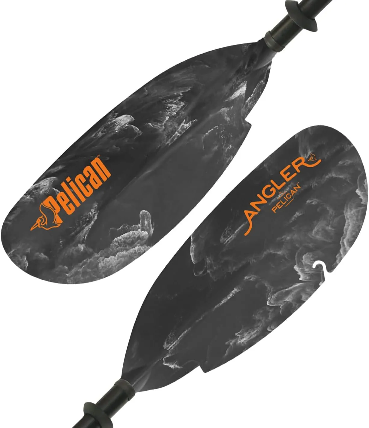 Pelican - Poseidon Angler Paddle - Aluminum Shaft with Reinforced Fiberglass Blades - Lightweight, Adjustable Kayaks Paddles - Perfect for Kayak Fishing