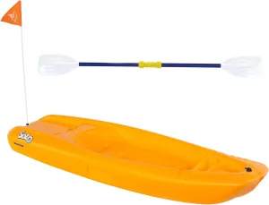 Pelican Solo 6 Feet Sit-on-top Youth Kayak |Pelican Kids Kayak|Perfect for Kids Comes with Kayak Accessories