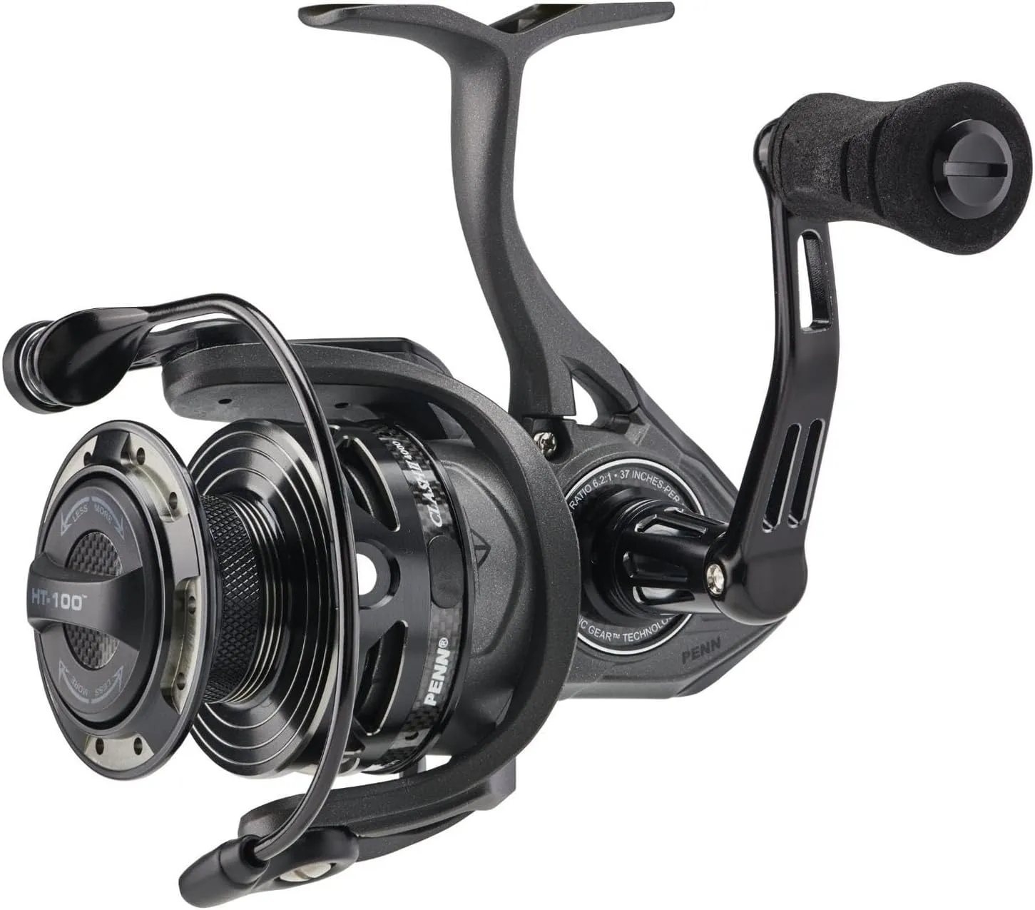 Penn Clash II Spinning Reel - Lightweight Saltwater Shore and Kayak Fishing Reel for Lure Fishing - Sea Fishing Reel for Bass, Pollack, Cod, Wrasse