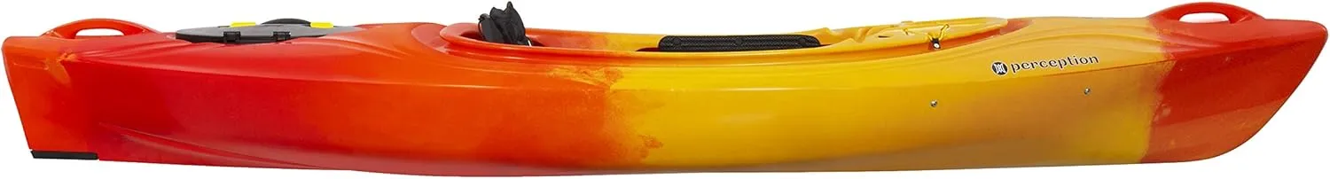 Perception Joyride 10 - Sit Inside Kayak for Adults and Kids - Recreational and Multi-Water Kayak with Selfie Slot - 10'
