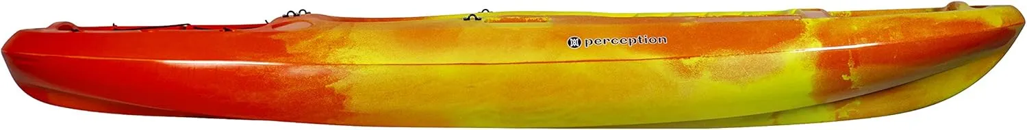 Perception Zip 9.5 | Sit on Top Kayak for All-Around Fun | Stable and Fast | Rear Storage with Tie Downs | 9' 6"