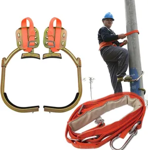Pole Climbing Spikes, Climbing Trees Artifact Electrician Wooden Pole Foot Buckle, Durable, Suitable for Hunting Observation, Fruit Picking.,300Model