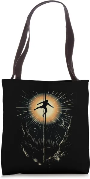 Pole Vaulting Soar Track And Field Athlete Design Tote Bag