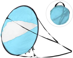 Polyester Taffeta Folding Kayak Wind SAIL Transparent Window Canoe Boat Water Sports Accessory for Outdoor Activities