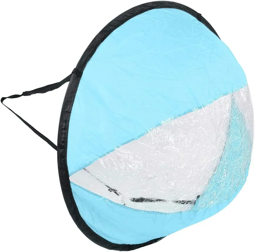 Polyester Taffeta Folding Kayak Wind SAIL Transparent Window Canoe Boat Water Sports Accessory for Outdoor Activities