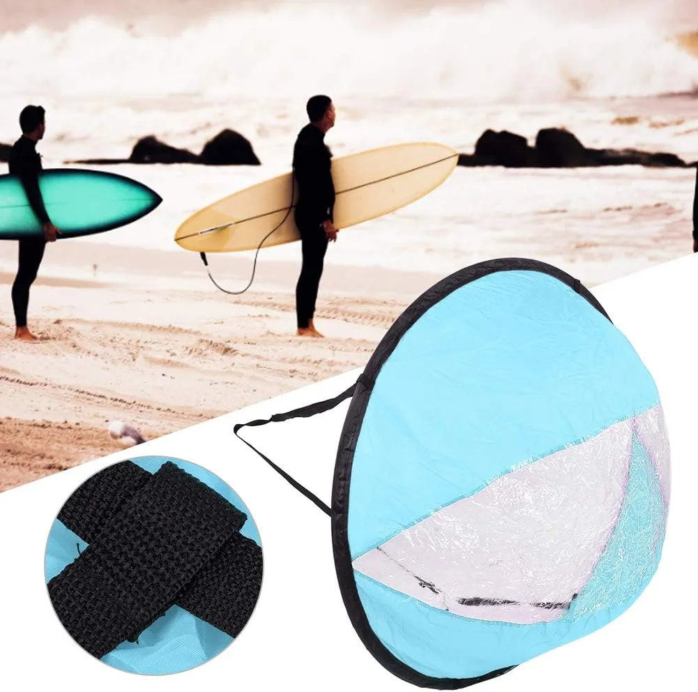 Polyester Taffeta Folding Kayak Wind SAIL Transparent Window Canoe Boat Water Sports Accessory for Outdoor Activities