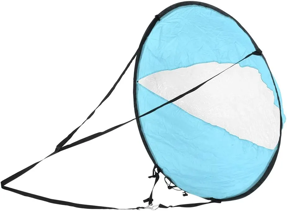 Polyester Taffeta Folding Kayak Wind SAIL Transparent Window Canoe Boat Water Sports Accessory for Outdoor Activities