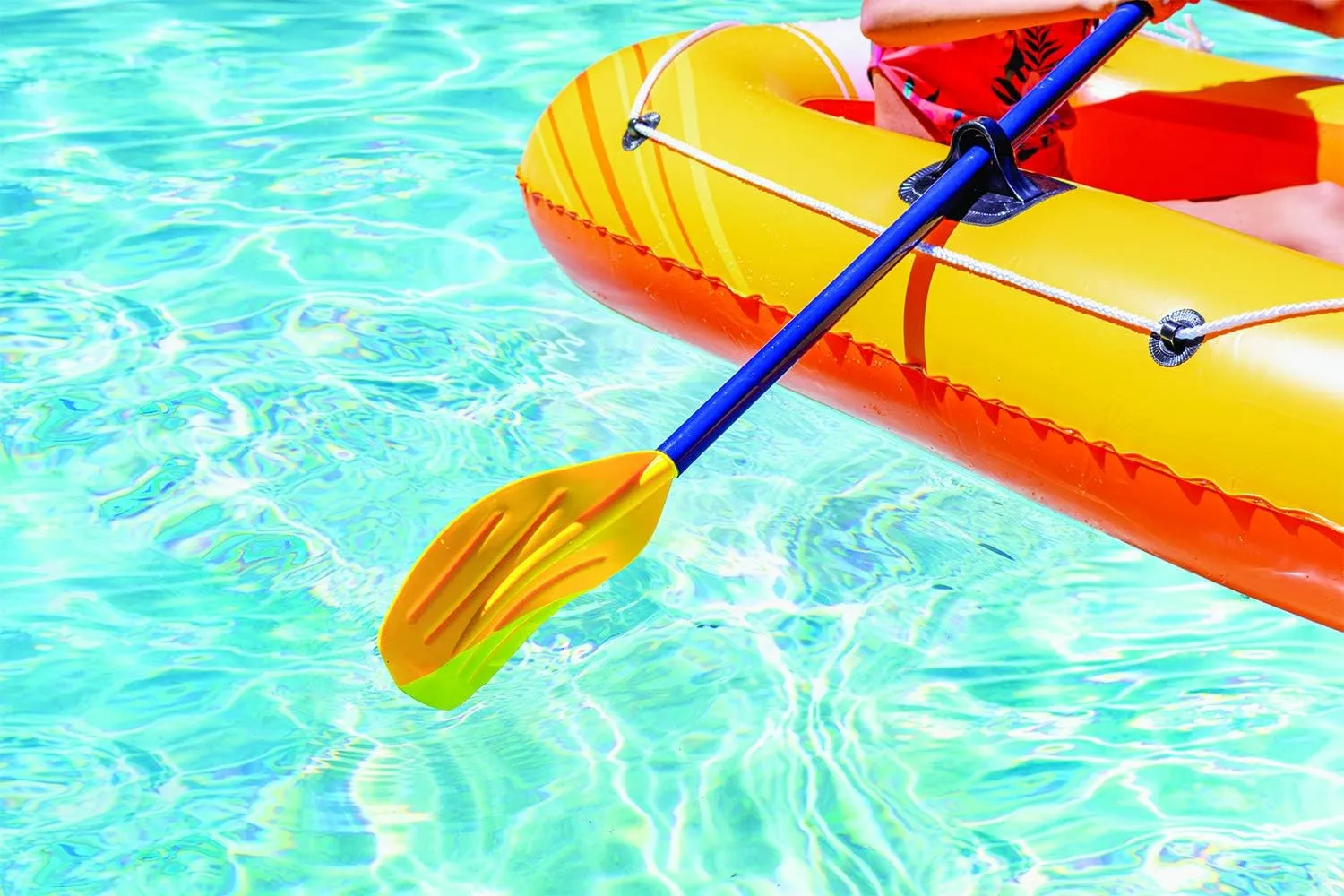 Poolmaster 87490 45-Inch Convertible Oars and Boat Paddles for Swimming Pool or Lake, Yellow