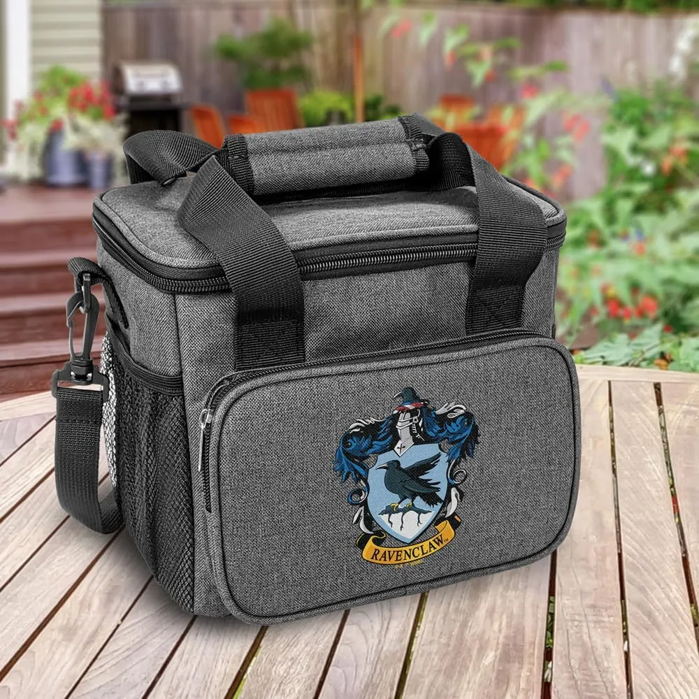 Popfunk Harry Potter Ravenclaw Crest 1 Soft Insulated Cooler Bag, Large Lunch Bag, Lightweight, Thermal and Reusable for Office, Picnic, Beach