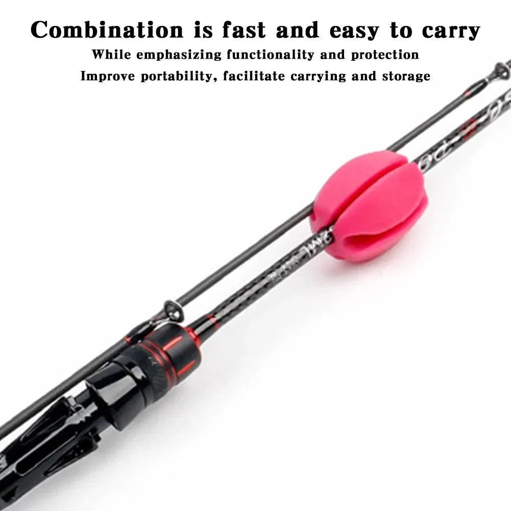 Portable Fishing Rod Fixed Ball Practical Lightweight Fishing Rod Fastener Fishing Pole Accessories