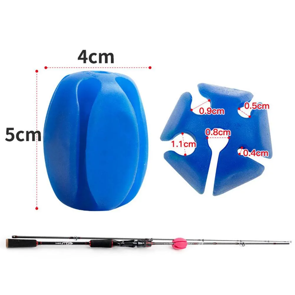 Portable Fishing Rod Fixed Ball Practical Lightweight Fishing Rod Fastener Fishing Pole Accessories