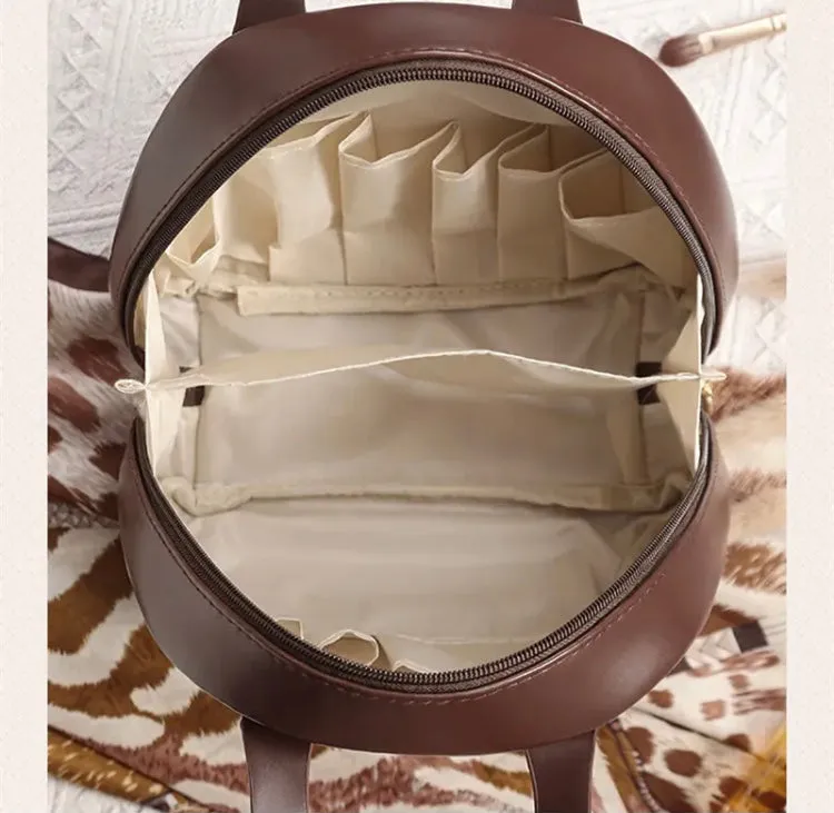 Portable Girl Makeup Hand Bag