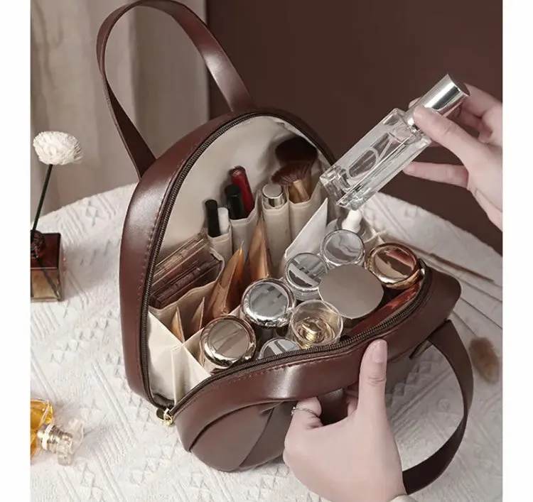 Portable Girl Makeup Hand Bag