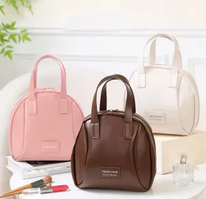 Portable Girl Makeup Hand Bag