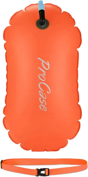 ProCase Swim Buoy Float, Swimming Bubble Safety Float with Adjustable Waist Belt for Open Water Swimmers, Triathletes, Snorkelers, Kayakers, Safe Swim Trainers