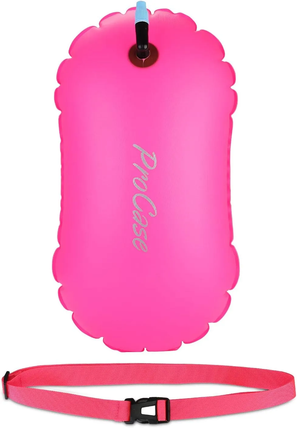 ProCase Swim Buoy Float, Swimming Bubble Safety Float with Adjustable Waist Belt for Open Water Swimmers, Triathletes, Snorkelers, Kayakers, Safe Swim Trainers