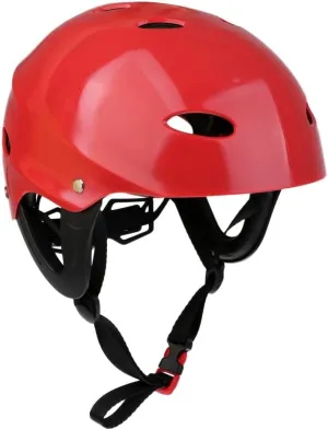 Professional Adjustable Water Sports Safety Helmet for Kayak Canoe Sailing Surfing Hard Shell Red ABS CE Certified